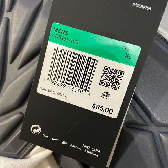 Nike Pro Hyperstrong Padded Hard Plate Football 3/4 Tight Pants AO6231-100 - Picture 8 of 9